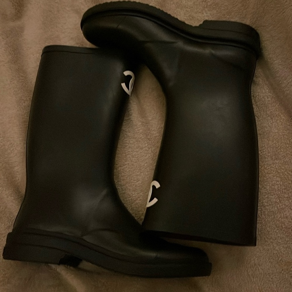 Chanel Wellington Boots Size 41